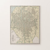 Puzzle Carte vintage de Dublin Irlande (1901) (Vertical)