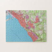 Puzzle Carte vintage de Duluth Minnesota (1953) (Horizontal)