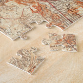 Puzzle Carte vintage de Glendale California (1928) (Côté)