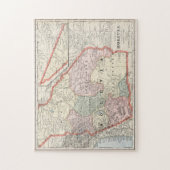 Puzzle Carte vintage de la Bolivie (1901) (Vertical)