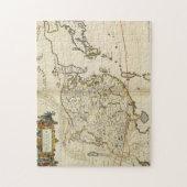 Puzzle Carte vintage de la Chine | 1662 (Vertical)
