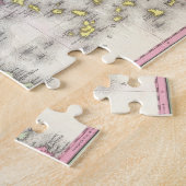 Puzzle Carte vintage de la Grèce (1853) (Côté)