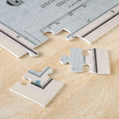 Puzzle Carte vintage de la Grèce (1901) (Côté)