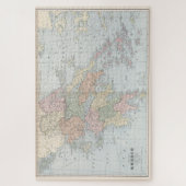 Puzzle Carte vintage de la Grèce (1901) (Vertical)