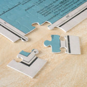 Puzzle Carte Vintage de la mer des Caraïbes (1913) (Côté)