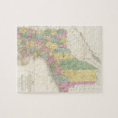 Puzzle Carte vintage de la Nouvelle-Angleterre (1839) (Horizontal)