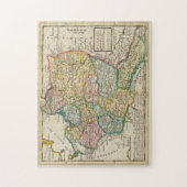 Puzzle Carte vintage de la Pologne (1736) (Vertical)