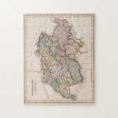 Puzzle Carte vintage de la Suisse (1832) (Vertical)