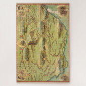 Puzzle Carte Vintage de l'Afrique du Sud (1900) (Vertical)