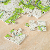 Puzzle Carte vintage de Lancaster Pennsylvanie (1956) (Côté)