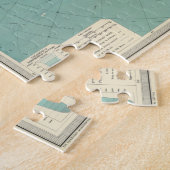 Puzzle Carte vintage de l'Antarctique (1922) (Côté)