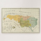 Puzzle Carte vintage de l'Argentine (1918) (Horizontal)