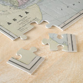 Puzzle Carte vintage de l'Asie (1889) (Côté)
