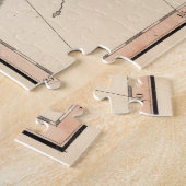 Puzzle Carte vintage de l'Empire romain (1815) (Côté)