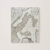 Puzzle Carte vintage de l'Italie (1770) (Vertical)