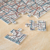 Puzzle Carte vintage de l'Ohio (1921) (Côté)