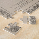 Puzzle Carte vintage de l'Oklahoma (1869) (Côté)