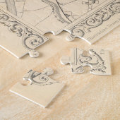 Puzzle Carte vintage de Manchester Angleterre (1851) (Côté)