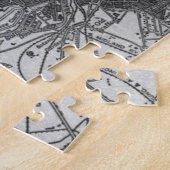 Puzzle Carte vintage de Manchester Angleterre (1911) (Côté)