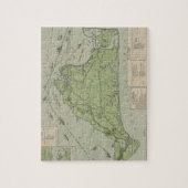 Puzzle Carte vintage de Marthas Vineyard (1913) (Vertical)