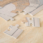 Puzzle Carte vintage de Montréal Canada (1915) (Côté)