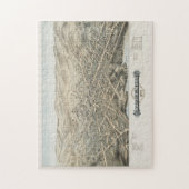 Puzzle Carte vintage de Natick MA (1877) (Vertical)