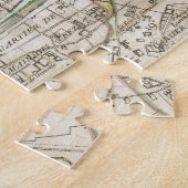 Puzzle Carte vintage de Paris (1678) (Côté)