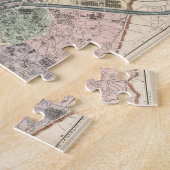 Puzzle Carte vintage de Paris France 1878 (Côté)