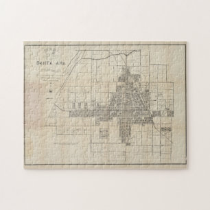 Puzzle Carte vintage de Père Noël Ana CA (1907)