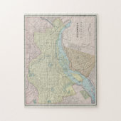 Puzzle Carte vintage de Richmond VA (1901) (Vertical)