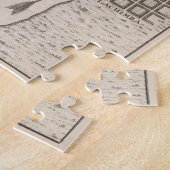 Puzzle Carte vintage de Santiago Chili (1764) (Côté)