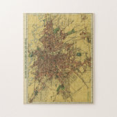 Puzzle Carte vintage de Sao Palo Brésil (1913) (Vertical)