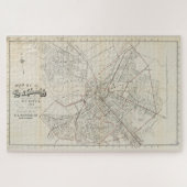 Puzzle Carte vintage de Schenectady NY (1917) (Horizontal)