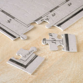 Puzzle Carte vintage de Sicile Italie (1764) (Côté)