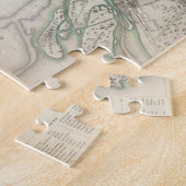 Puzzle Carte vintage de St Petersbourg Russie (1834) (Côté)