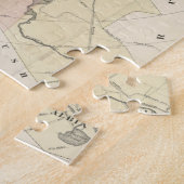 Puzzle Carte vintage de Troy NY (1874) (Côté)