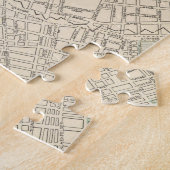 Puzzle Carte vintage de Vienne Autriche (1901) (Côté)