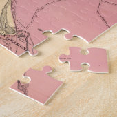 Puzzle Carte vintage de Worcester MA (1871) (Côté)