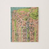 Puzzle Carte vintage d'Edimbourg Ecosse (1935) (Vertical)