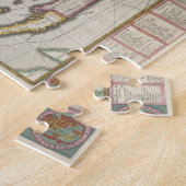 Puzzle Carte vintage des Bermudes (1638) (Côté)