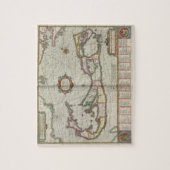 Puzzle Carte vintage des Bermudes (1638) (Vertical)