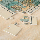 Puzzle Carte vintage des Caraïbes (1906) (Côté)