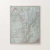 Puzzle Carte vintage des îles du Pacifique (1901) (Vertical)