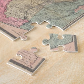 Puzzle Carte vintage des monts Adirondack (1883) (Côté)