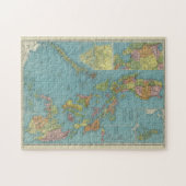 Puzzle Carte Vintage des Philippines (1903) (Horizontal)