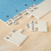 Puzzle Carte Vintage des vignes de Martha (Côté)