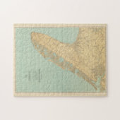 Puzzle Carte vintage du Cap May NJ (1888) (Horizontal)