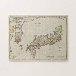 Puzzle Carte Vintage du Japon (1665)