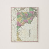 Puzzle Carte vintage du Maryland (1827) (Vertical)