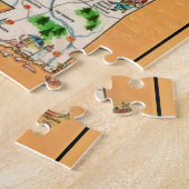 Puzzle Carte Vintage du Mississippi (Côté)